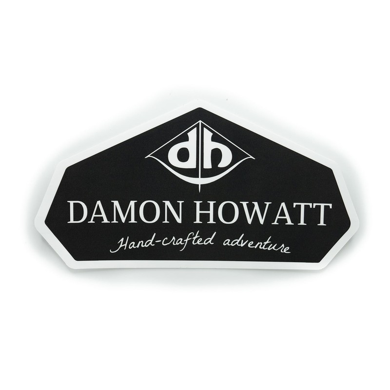 4-Pack Damon Howatt with DH Logo (2.75" x 5.25" Custom 7-Sided) Variety Gloss Vinyl Sticker Pack